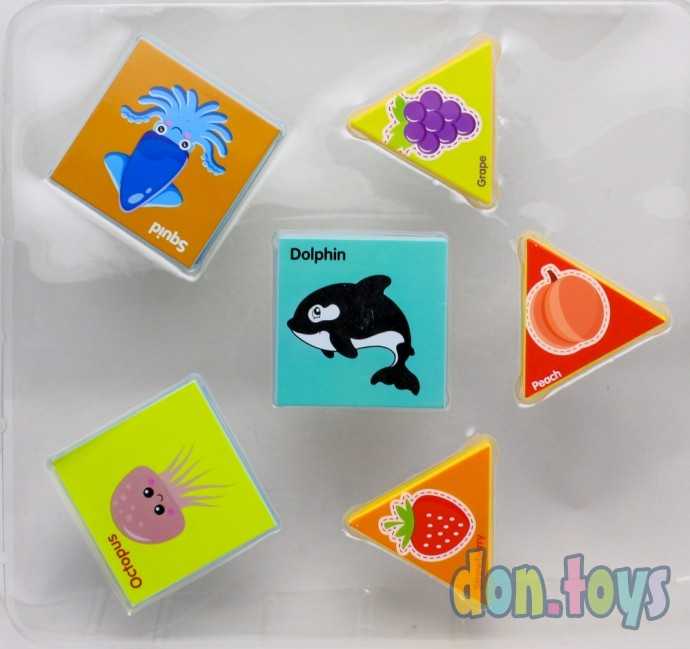 Конструктор магнитный для малышей 18 деталей, арт. HD 351 А, фото 5