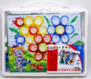 Мозаика РК Мозайкин. Мозаика-чемодан со схемами в пленке, арт. И-8319