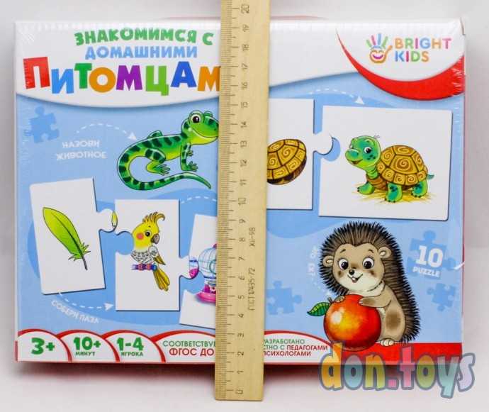 BRIGHT KIDS. Пазлы. Знакомимся с домашними питомцами, арт. ИН-7619, фото 3
