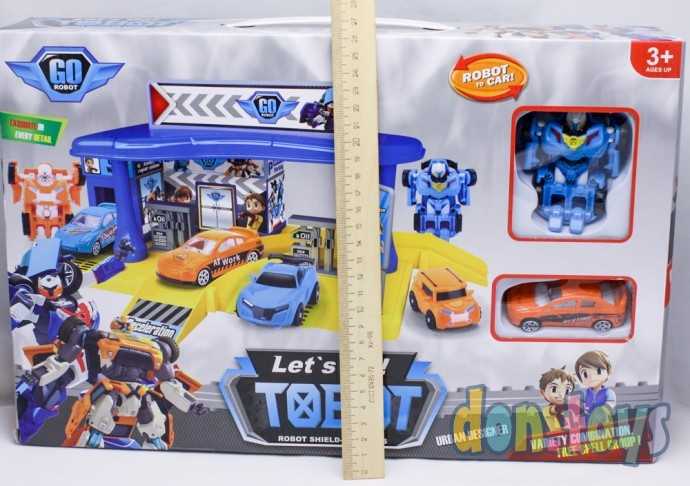 Гараж арт. 8614 "ТОБОТ" 1 трансформер + 1 машинка,, фото 3