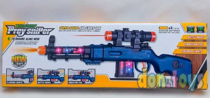 Снайперская винтовка лазер. прицелом свет, звук 2037A, фото 8