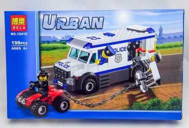 ​Конструктор Bela 10418  Автомобиль для перевозки заключенных, 198 дет. (17230)