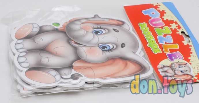 Пазлы мягкие для малышей Зоопарк (изолон), арт. П-5418, фото 4