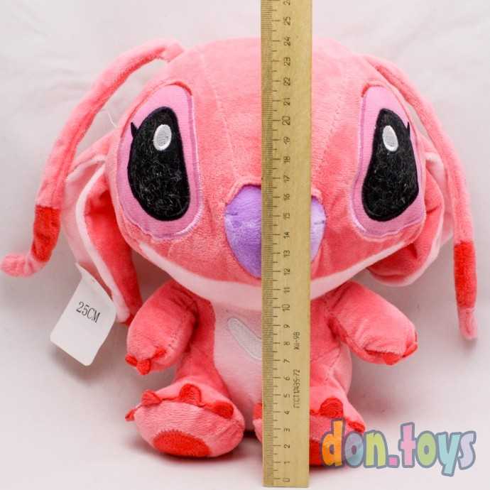 Мягкая игрушка Стич розовая - Ангел, 30 см, фото 3