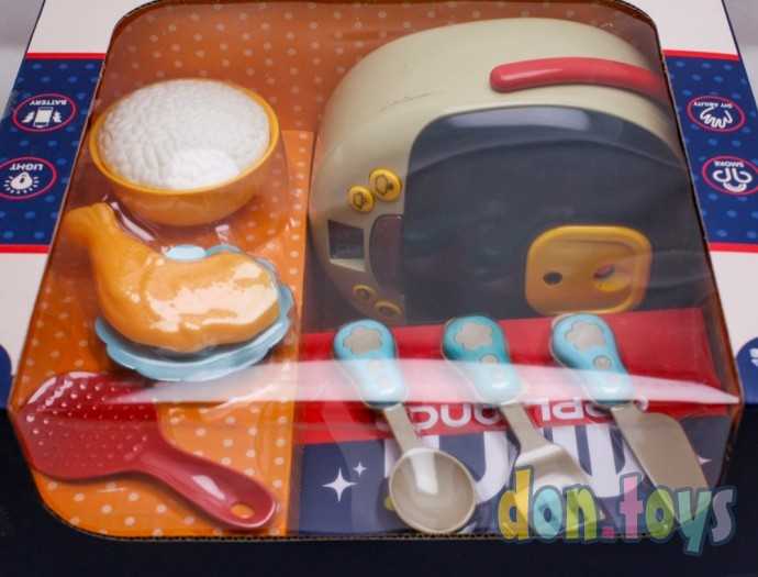 Мультиварка с набором продуктов и посуды на батарейке (свет, звук), арт. 6721A, фото 9