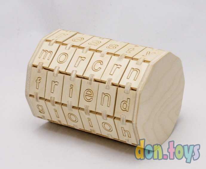 Буквенный цилиндр с английскими буквами (ручная работа), фото 4