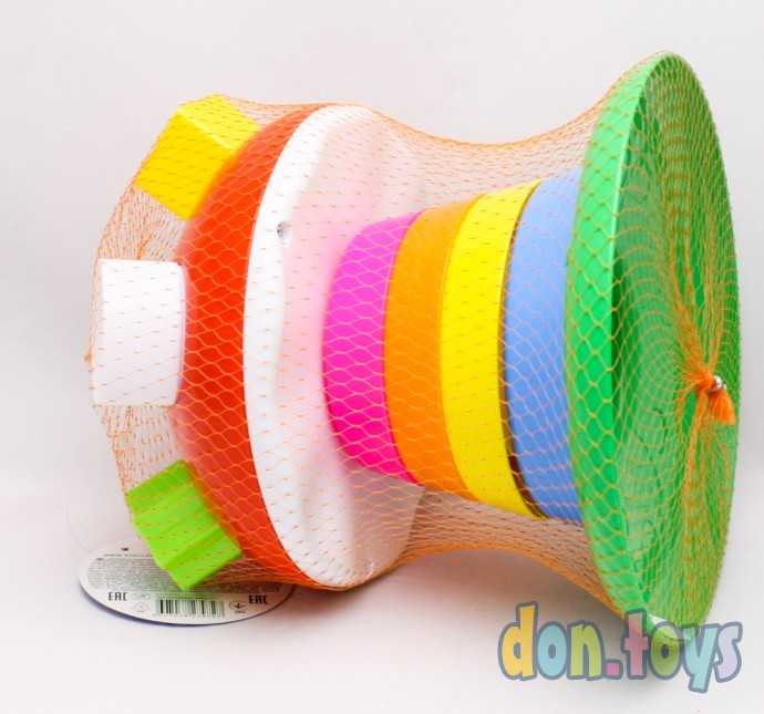 Логическая пирамидка "Гриб на полянке", арт. 01337, фото 7