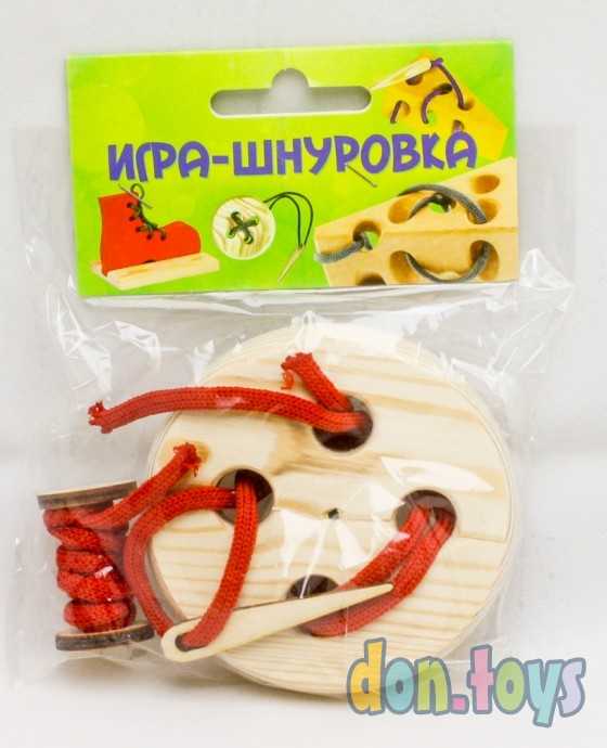 Шнуровка: Пуговица (4 отв. с катушкой), фото 1