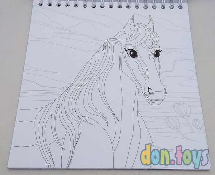 Блокнот дизайнерский с трафаретами Сказочная лошадка, арт. 16623, фото 8