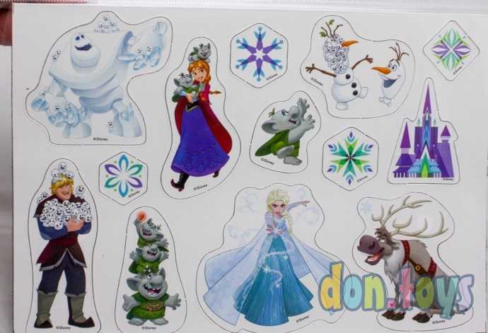 Игра развивающая "Магнитные истории. Магниты "Холодное сердце" Дисней, арт. 03801ДК, фото 5