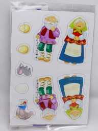 Магниты "Курочка Ряба". Серия Магнитные истории (европодвес, 4х20 шт.), арт.03737