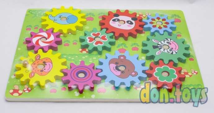 Деревянная игрушка Шестерёнки, арт. С 23161, фото 2