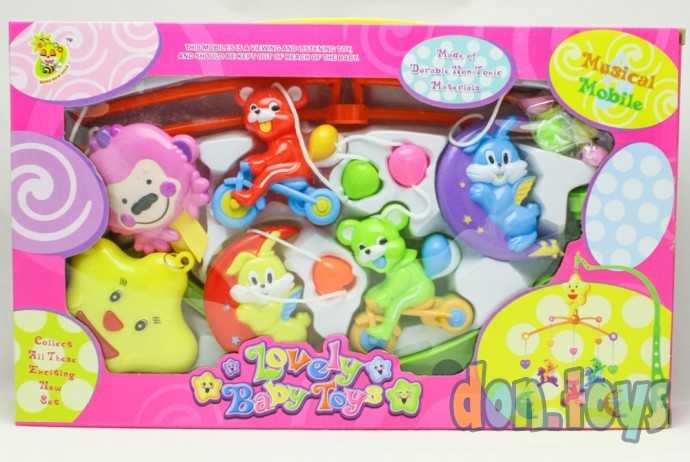 Карусель музыкальная, заводной механизм, фото 1