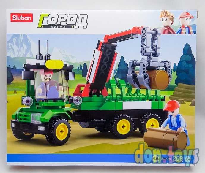 Конструктор Город 209 деталей, Погрузка бревен, арт. M38-B0778, фото 1