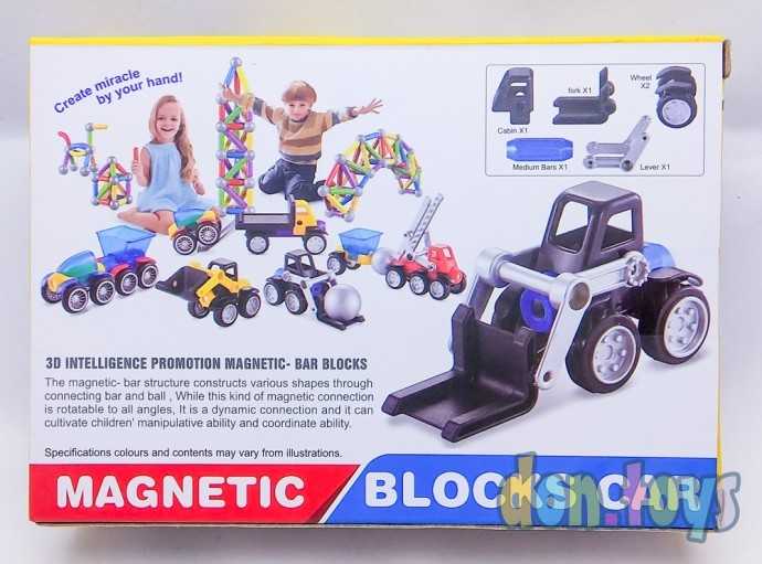 Конструктор Магнитный транспорт Magnetic Blocks Car, арт. 380, фото 4