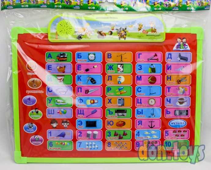 Интерактивная магнитно-маркерная доска Азбука 2 в 1, арт. 5132199(8837), фото 1
