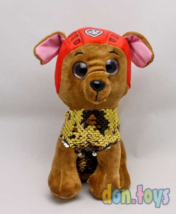 Мягкая игрушка Щенячий патруль, Зума с пайетками, фото 1