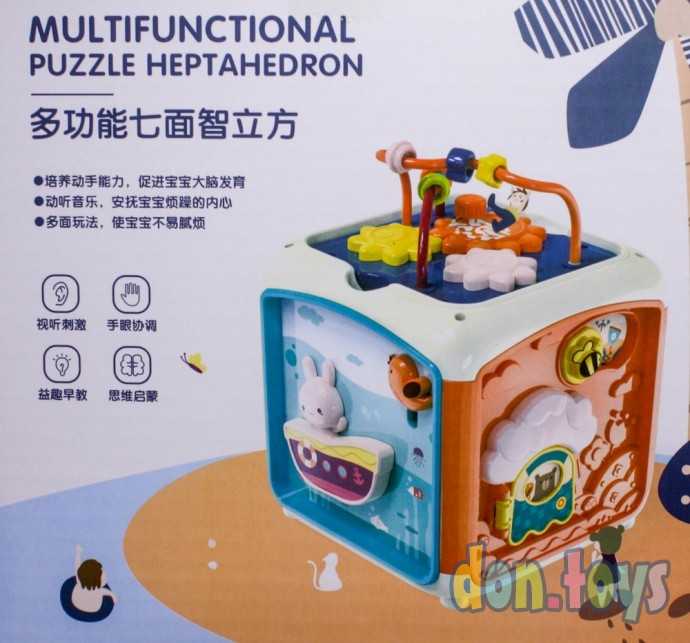 Развивающий куб с сортером и лабиринтом, фото 6