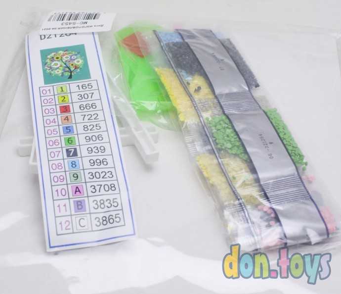 Алмазная мозаика Цветочное дерево, на картоне, арт.5453, фото 2