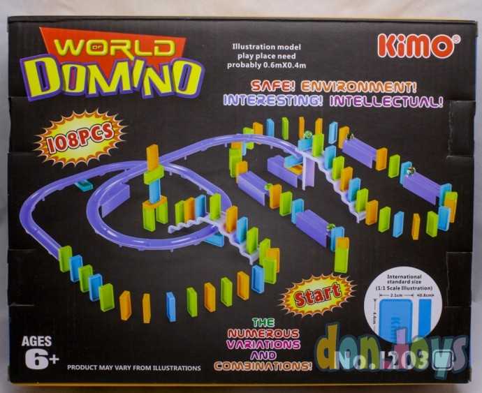 Настольная игра-конструктор Принцип домино, 98 деталей, арт. 1204, фото 8