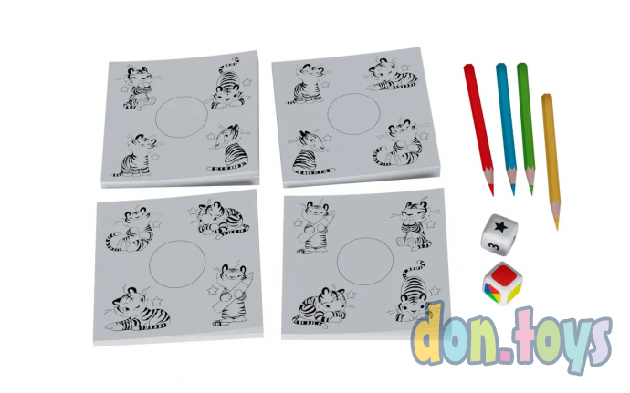 Настольная игра: Тигрята с карандашами, фото 3