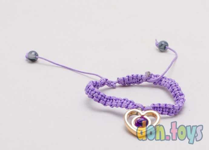 Браслет плетеный Сердце, фото 2