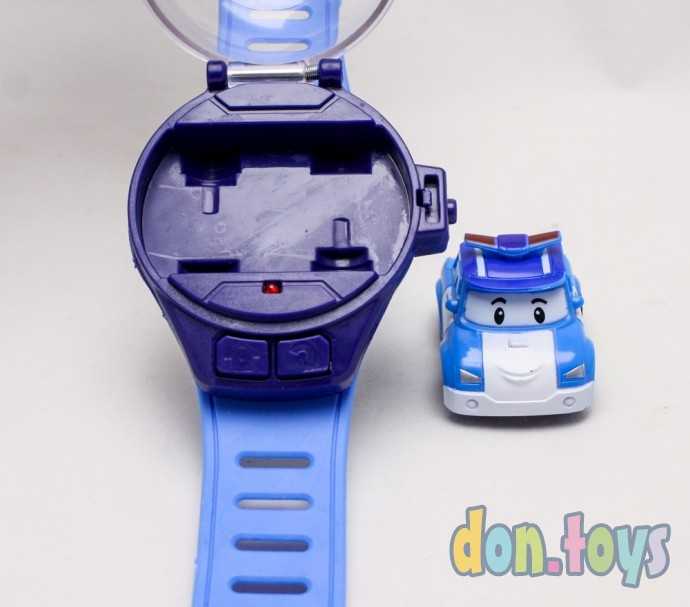 АКЦИЯ 20% скидки Детские часы с машинкой на радиоуправлении Poli, арт. 7776, фото 3