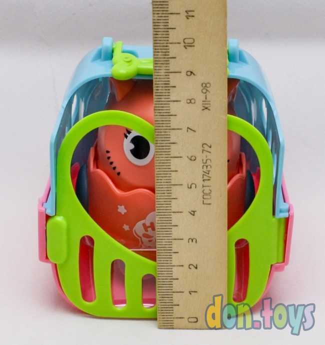 Игрушка инерционная «Совушка», (цвет серый) в переноске, двигается от нажатия, арт. 5296556, фото 4