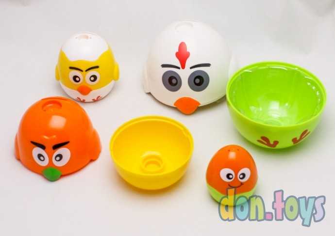 Игрушка развивающая 3 в 1 «Цыплята», арт. 20099 (2854438), фото 3