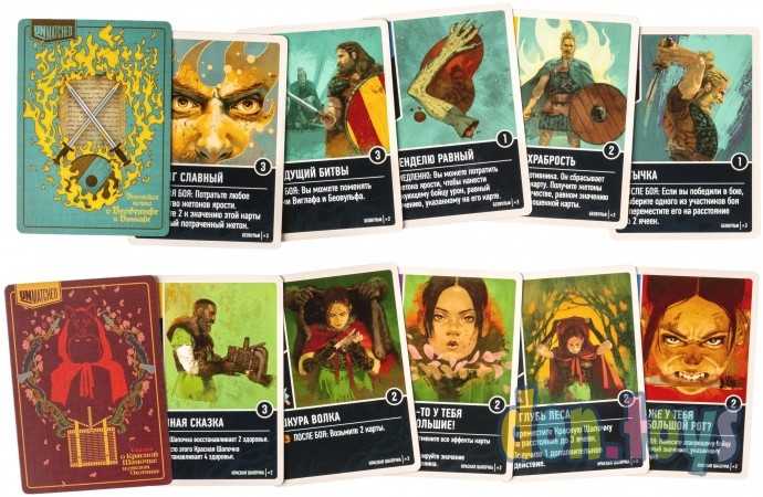 Настольная игра Unmatched. Красная Шапочка против Беовульфа, фото 5