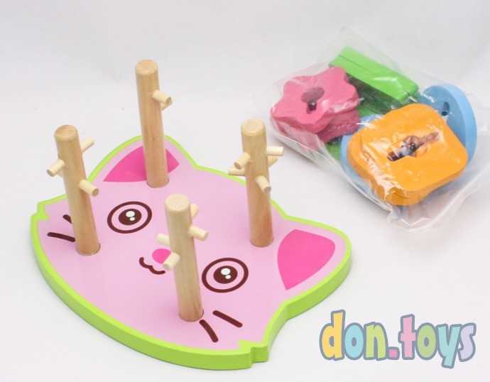 Деревянный логический сортер Кошечка, 31462, фото 1