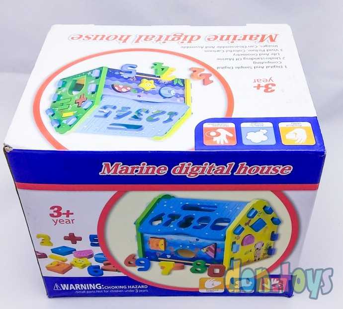 Деревянный дом сортер с цифрами, фото 5