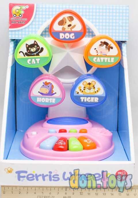 Музыкальная карусель вращается, подсветка, мелодии, арт. NO 6615, фото 3