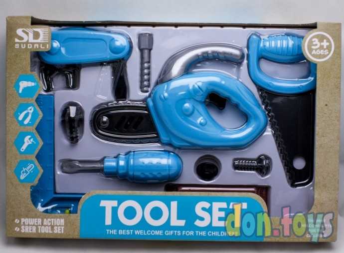 Набор инструментов, 11 предметов, бензопила с механическим запуском, арт. 6640-1, фото 1